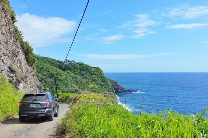 Getting to Huialoha church on the back road to hana, back side of haleakala. maui hawaii travel blog