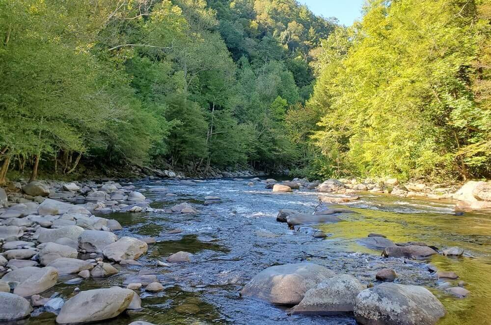 Little River Road in the Smoky Mountains: townsend wye, river access. smokies travel blog
