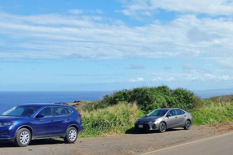 How to get to Nakalele Blowhole trailhead parking on kahekili highway. maui hawaii travel blog