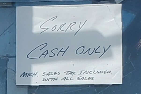 Bayfront Park food truck. grand marais food truck, cash only. up michigan travel blog