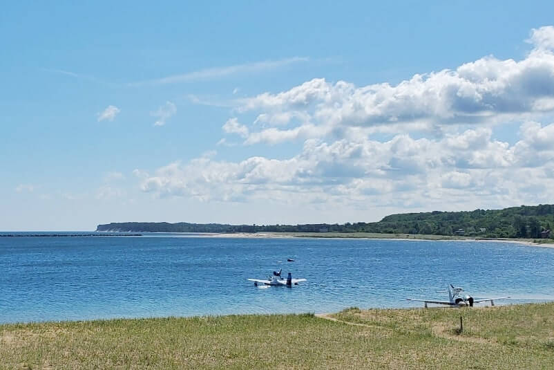 Bayfront Park. where to see lake superior views in Grand Marais MI. up michigan travel blog