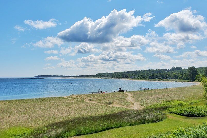 Bayfront Park. where to see lake superior views in Grand Marais MI. up michigan travel blog