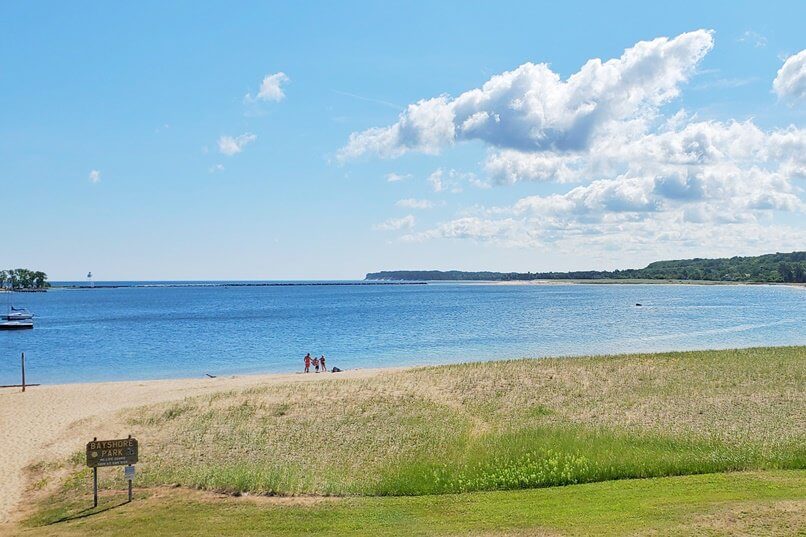 Bayfront Park. where to see lake superior views in Grand Marais MI. up michigan travel blog
