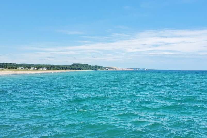 Drive from Grand Marais to Pictured Rocks: Things to do near Grand Marais MI. Pictured rocks gateway town. up michigan travel blog