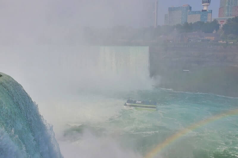 Terrapin Point, Goat Island, Niagara Falls, NY, USA. Horseshoe Falls, American side. new york travel blog