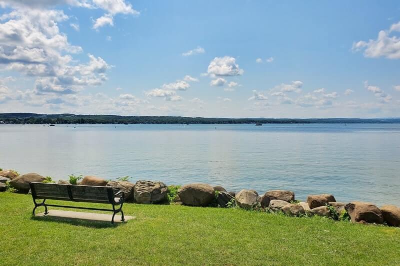 Canandaigua Lake trail. walking, running, biking. Things to do in Canandaigua NY: kershaw park. finger lakes new york travel blog