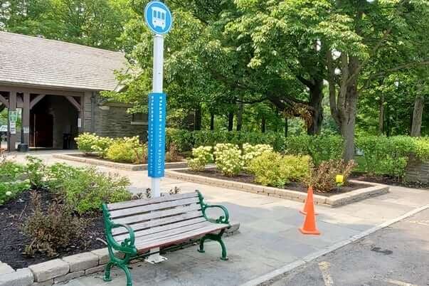 shuttle to Whirlpool scenic overlook at whirlpool state park. new york travel blog