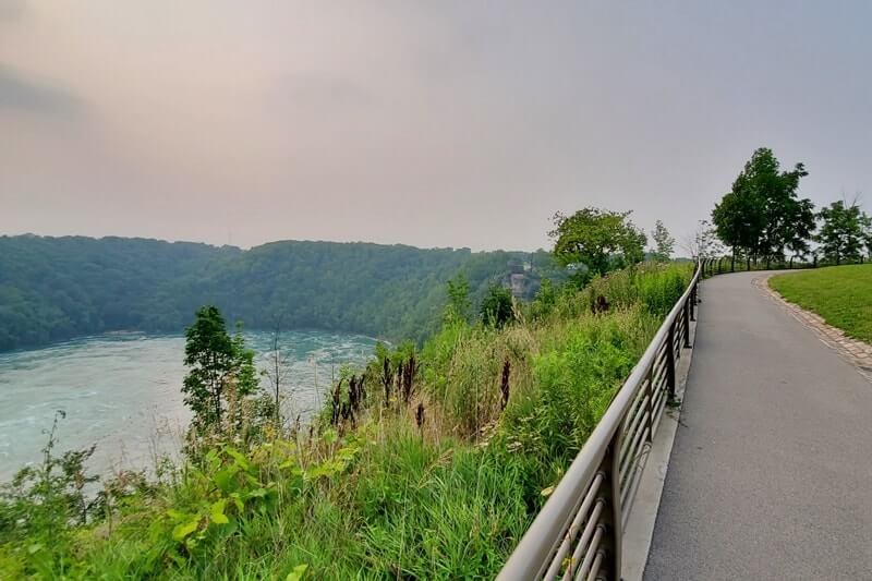Whirlpool scenic overlook to niagara gorge rim trail. new york travel blog
