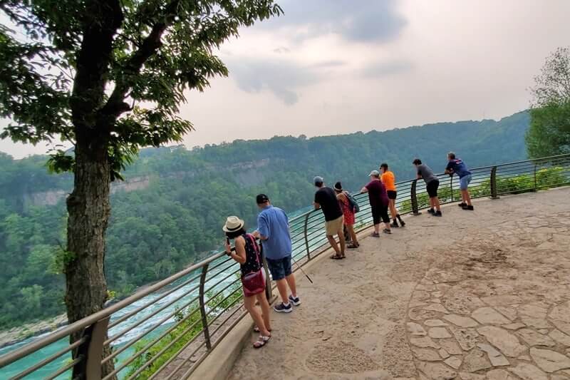 Whirpool of Niagara Falls NY. Whirlpool scenic overlook. niagara gorge rim trail. niagara river viewpoint. new york travel blog