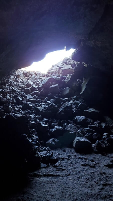 Beauty Cave: Where to see a lava tube in Idaho. Craters of the moon lava tube. Craters of the moon caves in Idaho. idaho travel blog