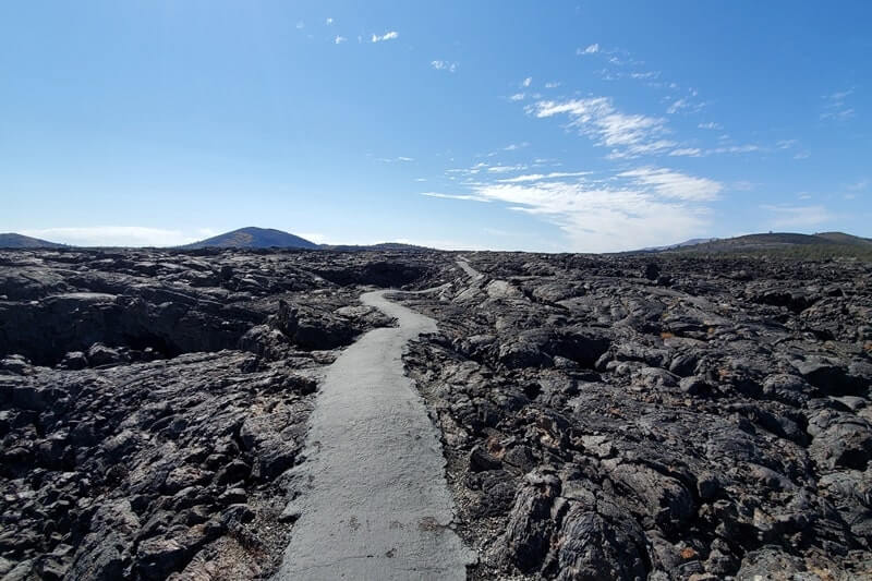 beauty cave lava tube to caves trail. craters of the moon. idaho travel blog