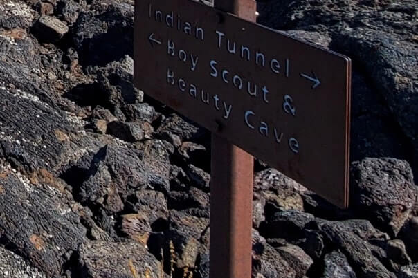 Getting to Beauty Cave: Caves Trail to Beauty Cave. craters of the moon. idaho travel blog