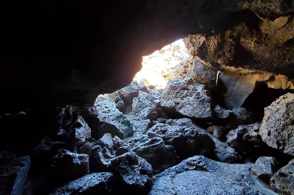 Boy Scout Cave: Where to see a lava tube in Idaho. Craters of the moon lava tube. Craters of the moon caves in Idaho. idaho travel blog
