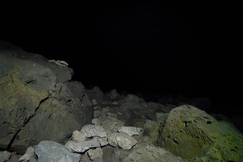 Inside Boy Scout Cave: Where to see a lava tube in Idaho. Craters of the moon lava tube. Craters of the moon caves in Idaho. idaho travel blog