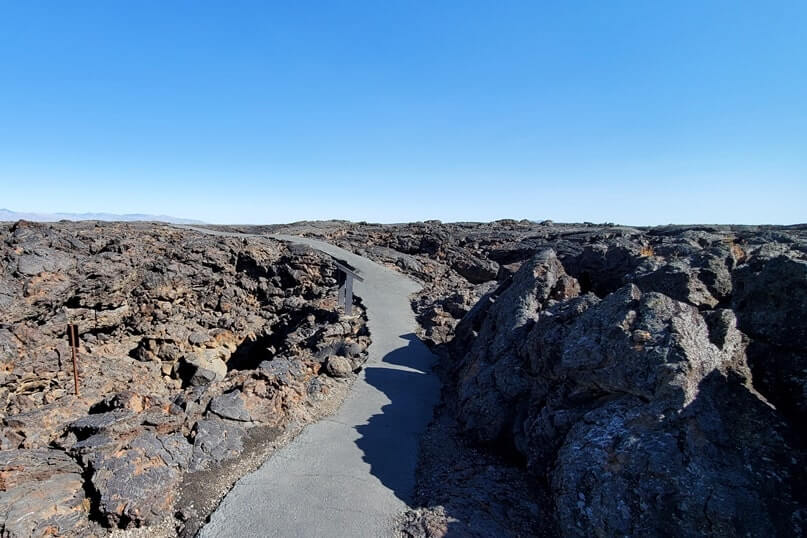 Caves Trail to Boy Scout Cave. Craters of the moon caves in Idaho. idaho travel blog