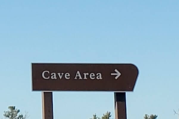 Driving to Boy Scout Cave. craters of the moon. idaho travel blog