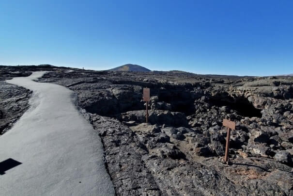 Getting to Boy Scout Cave: Caves Trail to Dewdrop Cave to Boy Scout Cave. craters of the moon. idaho travel blog