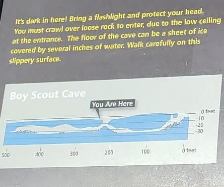 Boy Scout Cave is a wild cave. Wild caving in craters of the moon. wild caving in Idaho. idaho travel blog