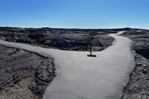 Dewdrop Cave to Caves Trail. craters of the moon. idaho travel blog
