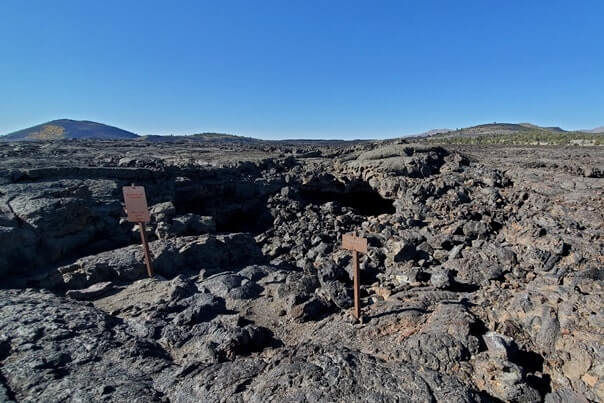 Getting to Dewdrop Cave entrance. craters of the moon. idaho travel blog