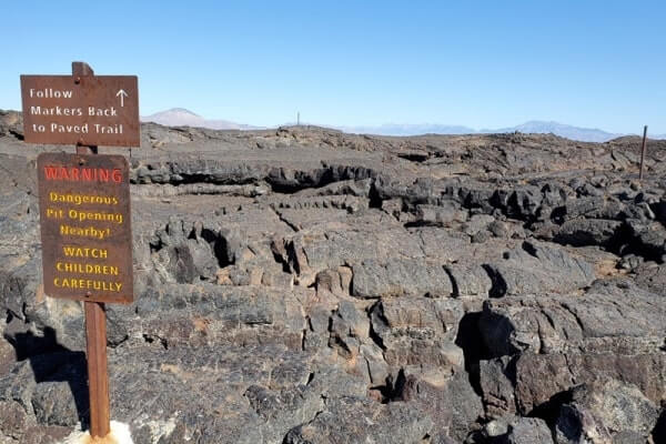 Indian Tunnel lava fields trail. craters of the moon tunnel trail. idaho travel blog
