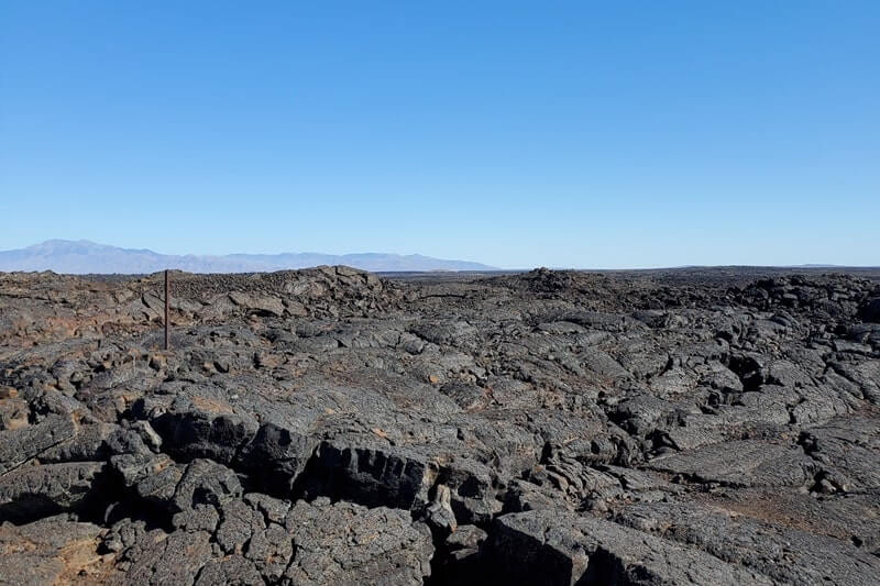 Indian Tunnel lava fields trail. craters of the moon tunnel trail. idaho travel blog