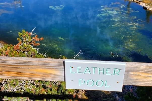 Leather Pool in Yellowstone National Park. wyoming travel blog