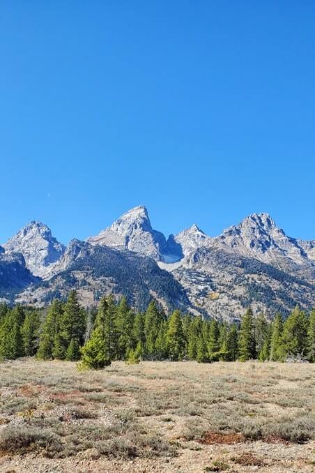 Where to see teton glacier: Teton Glacier turnout in grand teton national park. wyoming travel blog