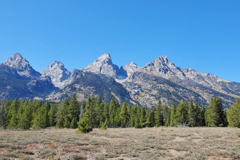 Where to see teton glacier: Teton Glacier turnout in grand teton national park. wyoming travel blog