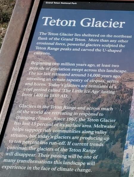 teton glacier is in the teton range. Where to see teton glacier: Teton Glacier turnout in grand teton national park. wyoming travel blog