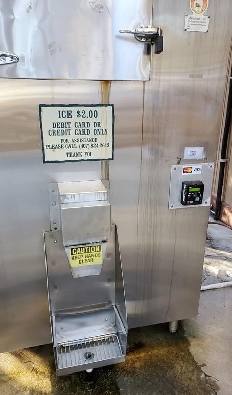 Does Fort Wilderness campground have ice? ice machine near comfort station. Disney World campground ice. florida travel blog