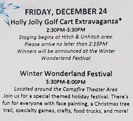 Fort Wilderness Christmas Eve. Things to do at Disney World on Christmas Eve. Fort Wilderness December 24. florida travel blog
