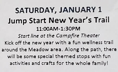 Fort Wilderness New Years day. Things to do at Disney World on New Years day. Fort Wilderness January 1. florida travel blog
