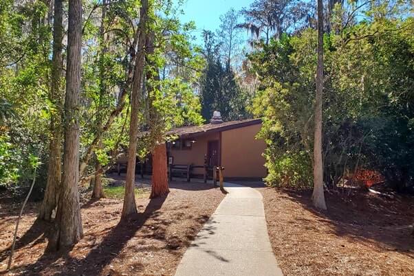 Fort Wilderness campground comfort station showers. disney world camping showers. florida travel blog