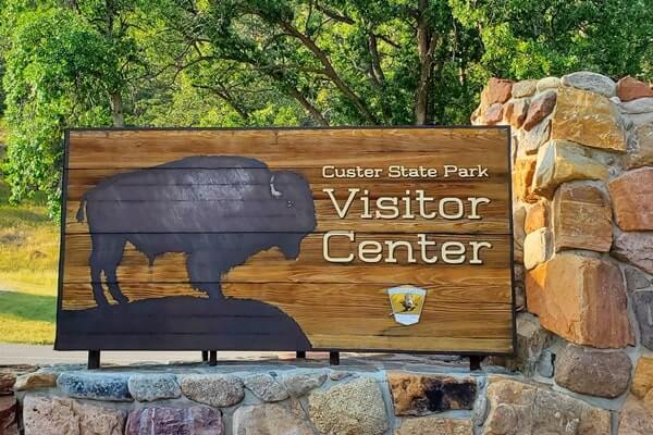 things to do in Custer State Park: go to custer state park visitor to find out where to see buffalo. South Dakota travel blog
