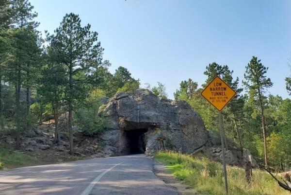 Driving to scovel johnson tunnel, driving to iron mountain road tunnel. south dakota travel blog.