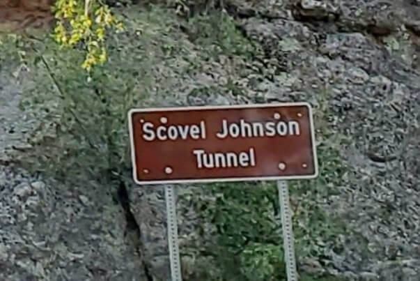 scovel johnson tunnel entry. south dakota travel blog