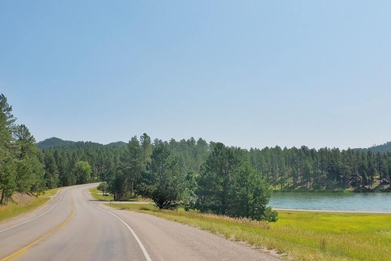 how to get to stockade lake south campground camping cabins in custer state park. south dakota travel blog
