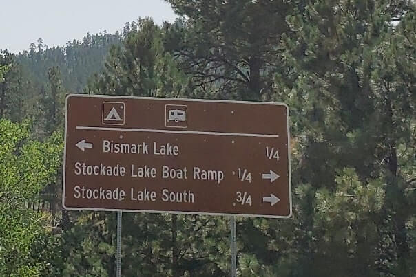 how to get to stockade lake south campground camping cabins. custer state park. south dakota travel blog