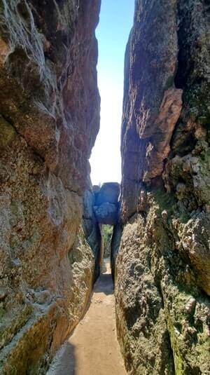 hiking around rocks and boulders at sylvan lake. custer state park rocks in the black hills. south dakota travel blog
