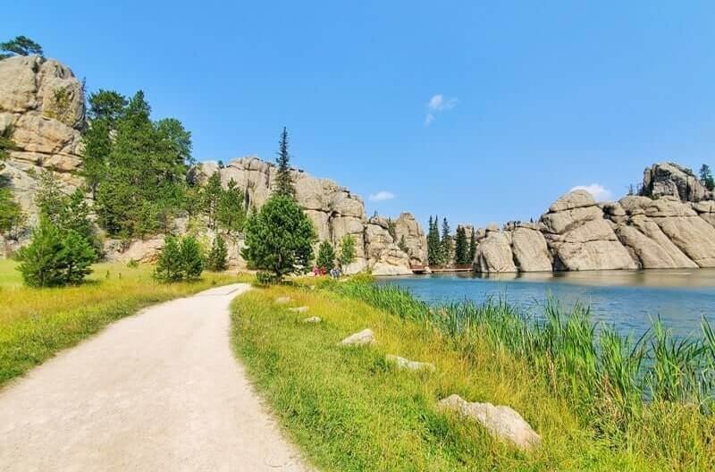 hiking at sylvan lake. sylvan lake shore trail. custer state park. black hills. south dakota travel blog