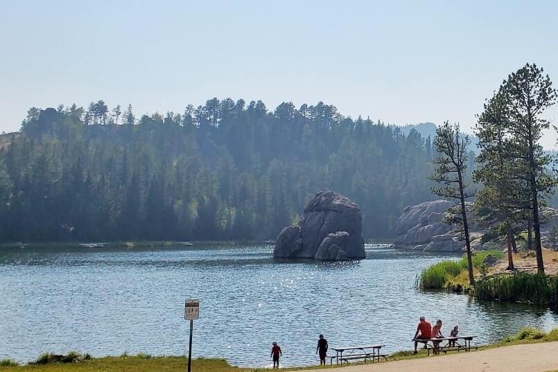 sylvan lake picnic area. custer state park. south dakota travel blog