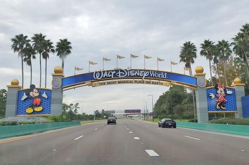 Map of Jacksonville to disney world drive. driving to walt disney world resort. florida travel blog
