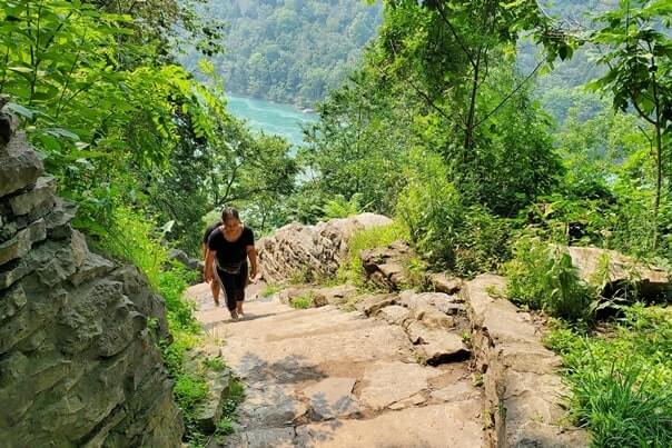 Whirlpool State Park: Things to do in Whirlpool State Park. whirlpool state park stairs. Niagara Gorge. Niagara River. new york travel blog
