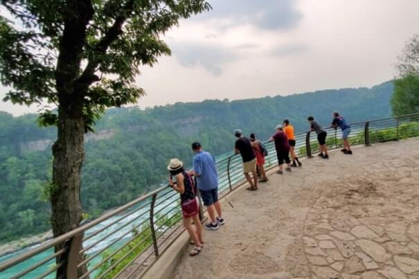 Whirlpool State Park: Things to do in Whirlpool State Park. Whirlpool Point scenic overlook. Niagara Gorge. Niagara River. new york travel blog