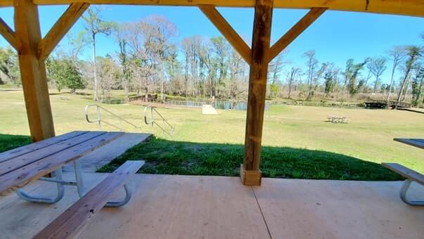 blue hole spring picnic area. florida caverns state park. florida travel blog