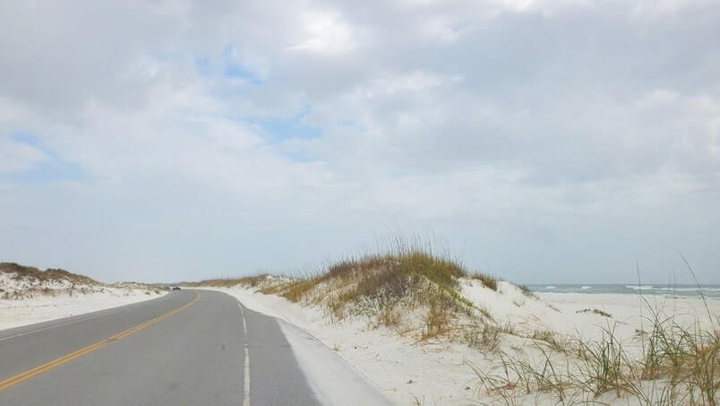 How to get to Opal Beach. Driving to Opal Beach. driving through gulf islands national seashore, santa rosa area. pensacola to navarre beach to destin drive. destin to navarre beach to pensacola drive. florida travel blog