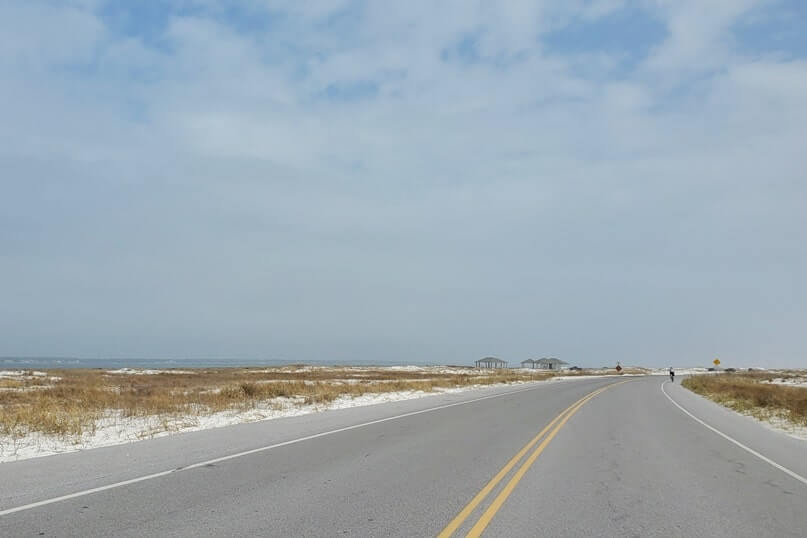 Driving to Opal Beach. florida travel blog