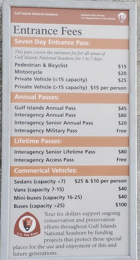 opal beach cost of Gulf Islands National Seashore beaches, Santa Rosa day use area. florida travel blog