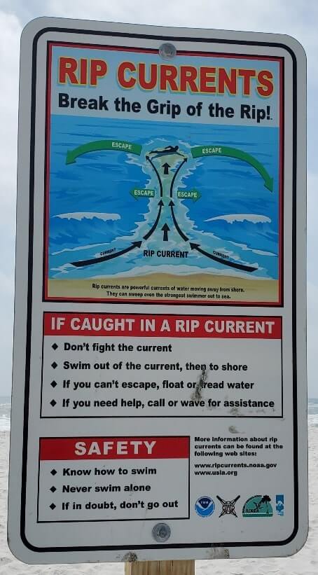 opal beach swimming rip currents for florida gulf coast beaches in florida panhandle. Gulf Islands National Seashore beaches, Santa Rosa day use. florida travel blog